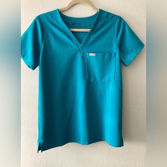 Figs Scrub Set XS/Petite Turquoise - Picture 1 of 4